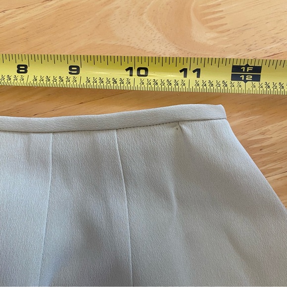 VTG 100% Silk Muted Green Hourglass Suit Blazer Skirt Set | 4-6 - Picture 14 of 16